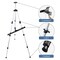Artist Easel Stand, RRFTOK Metal Tripod Adjustable Easel for Painting Canvases Height from 17 to 66 Inch,Carry Bag for Table-Top/Floor Drawing and Didplaying